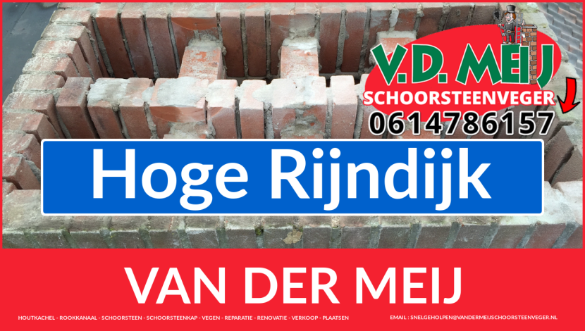 Van der Meij schoorsteenrenovatie Hoge Rijndijk Van der Meij schoorsteen restauratie in Hoge Rijndijk